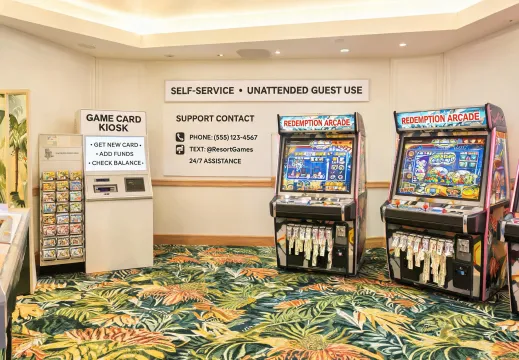 Resort game room